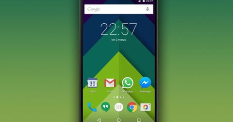 Chrooma Live Wallpaper: fondo geométrico, animado y Material Design que alterna su color