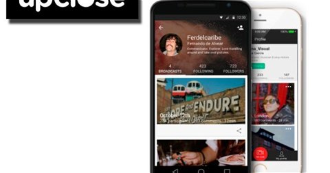 UpClose, la aplicación española para emitir vídeos en directo desde nuestro smartphone
