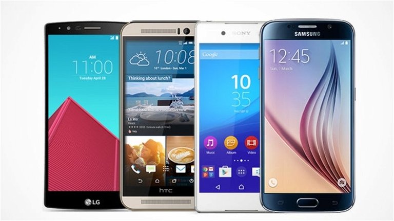 LG G4 frente a Samsung Galaxy S6, HTC One M9 y Sony Xperia Z4, la lucha por la gama "top"