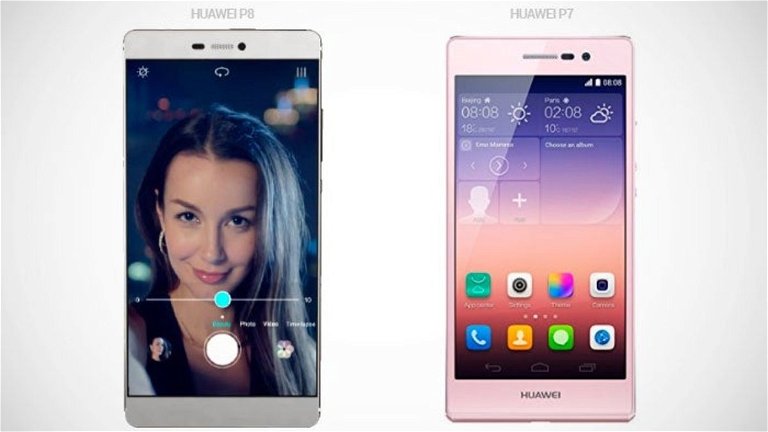 Huawei P8 vs Huawei Ascend P7: ¿Cuáles son sus principales diferencias?