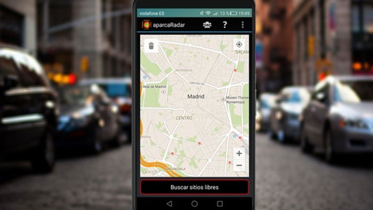 "aparcaRadar" nos ayudará a encontrar aparcamiento de forma fácil y sencilla