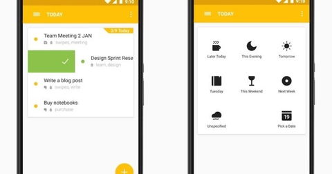 Swipes - To-Do & Task List: gestor de tareas Material Design e integración con Evernote