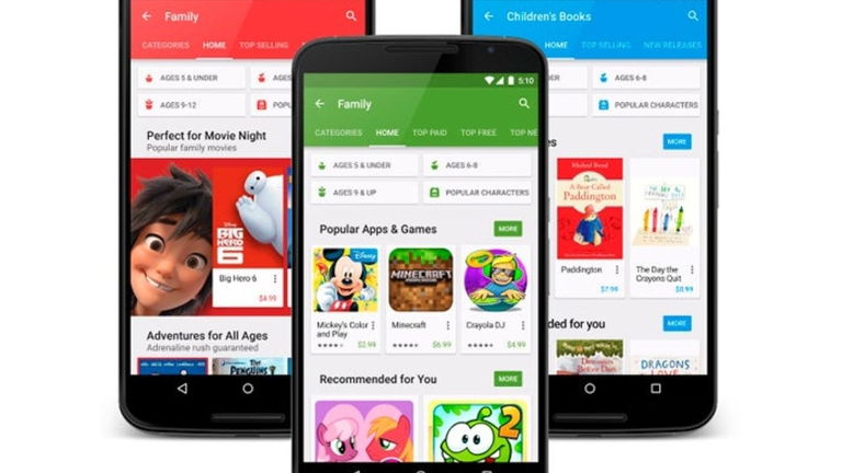 Así es Google Play adaptado a las familias y los niños