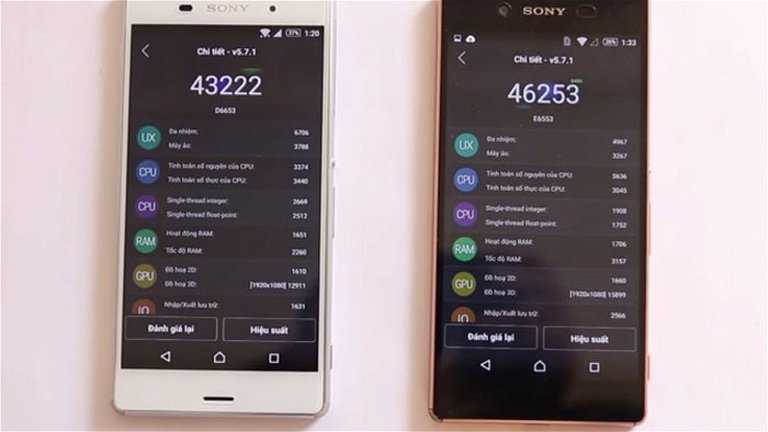 Sony Xperia Z3 supera en todos los test al Snapdragon 810 del Xperia Z4