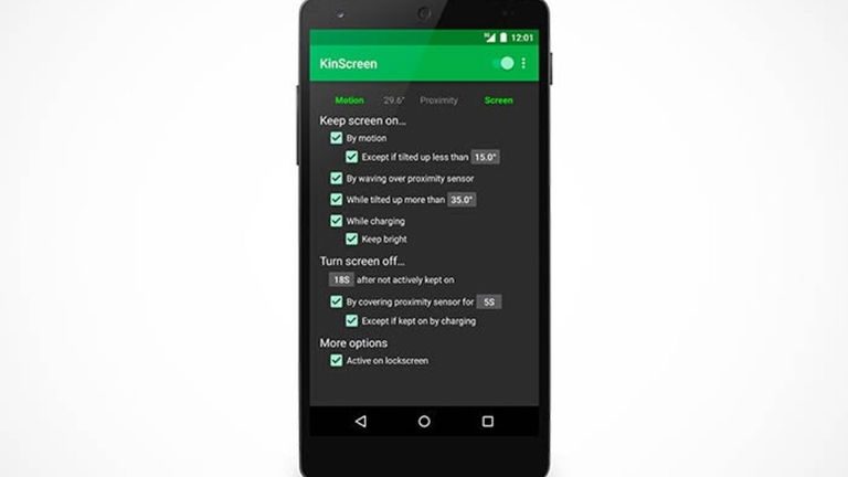 KinScreen te ayuda a gestionar mejor el tiempo de encendido de tu pantalla
