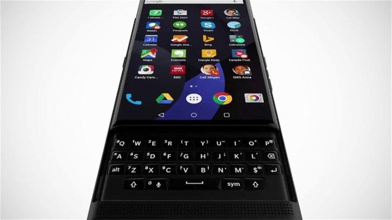 BlackBerry Venice, se desliza el teclado QWERTY de BlackBerry con Android