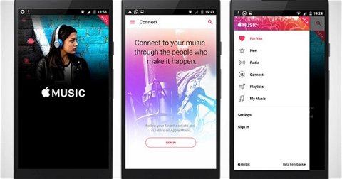 Llega al fin Apple Music para Android