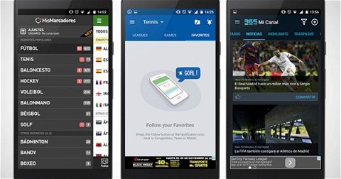 Encuentra al fin la mejor aplicación de resultados deportivos  para Android en esta lista