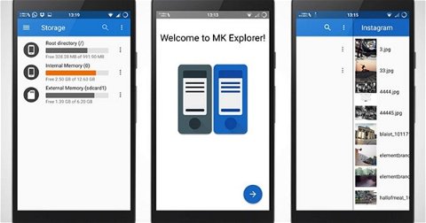 MK Explorer, posible sustituto a ES File Explorer con multiventana