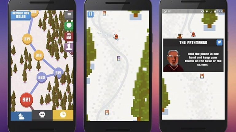 Skiing Yeti Mountain, un juego súper adictivo a la vez que solidario