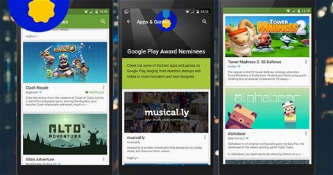 Estos son los nominados para los Google Play Awards de 2017
