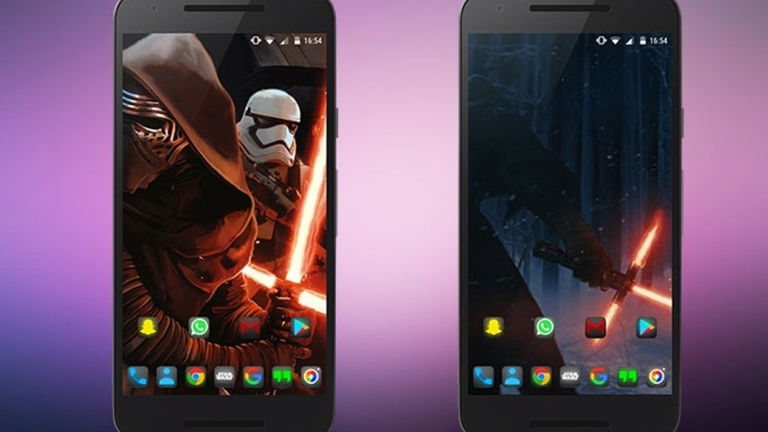 Consigue esta increíble personalización del Despertar de la Fuerza en tu Android
