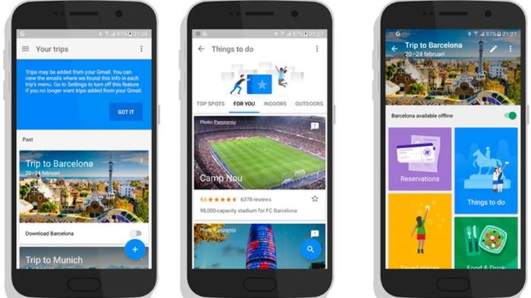 5 trucos de Google Trips para disfrutar de tus vacaciones