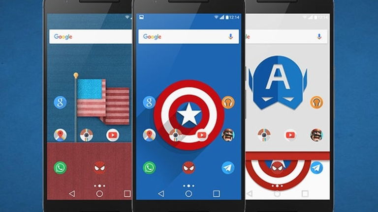 Tunea tu Android al estilo Capitán América: Civil War