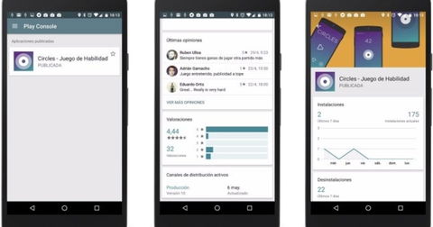 Ya disponible la app Google Play Developer Consola, monitoriza tus apps de forma sencilla