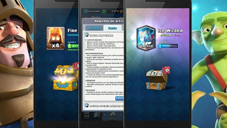 Clash Royale recibe su mayor actualización hasta el momento con 6 cartas nuevas