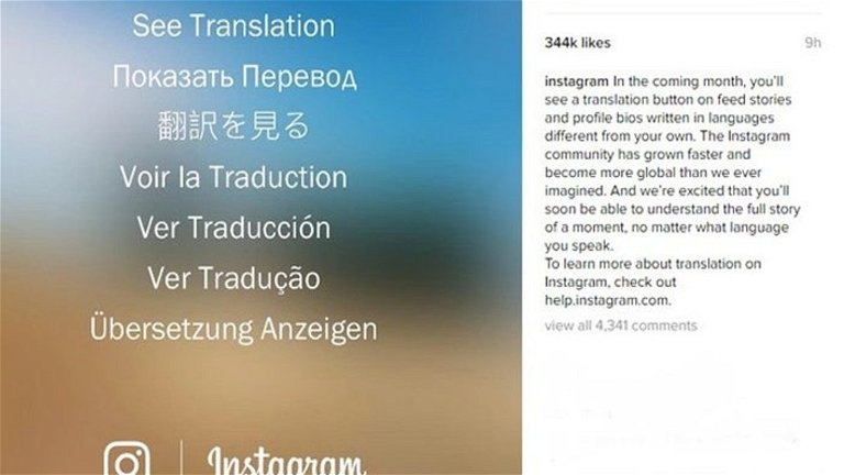 Instagram contará con traductor automático