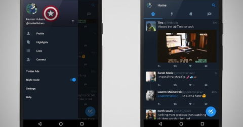 El modo nocturno de la aplicación de Twitter ya está disponible para todo el mundo