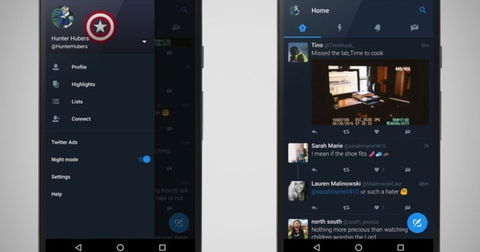Twitter para Android ahora incluye modo nocturno automático, así puedes activarlo