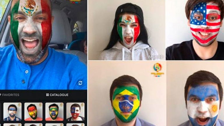 Ahora puedes pintarte con la cara con la bandera de tu selección en MSQRD