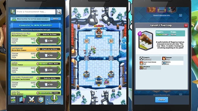 Nueva actualización de Clash Royale con una nueva Arena, cartas legendarias y torneos