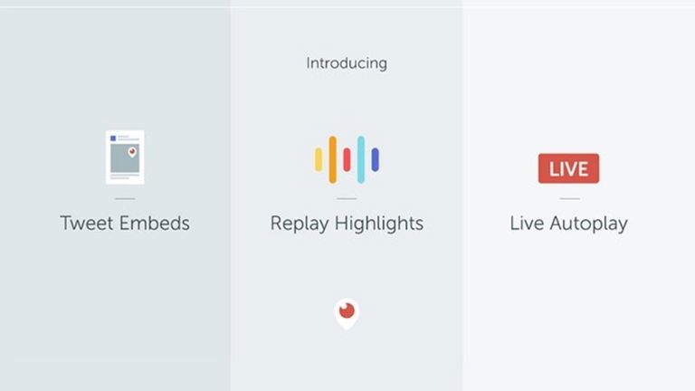 Periscope anuncia la autoreproducción, la inserción en Twitter y las repeticiones
