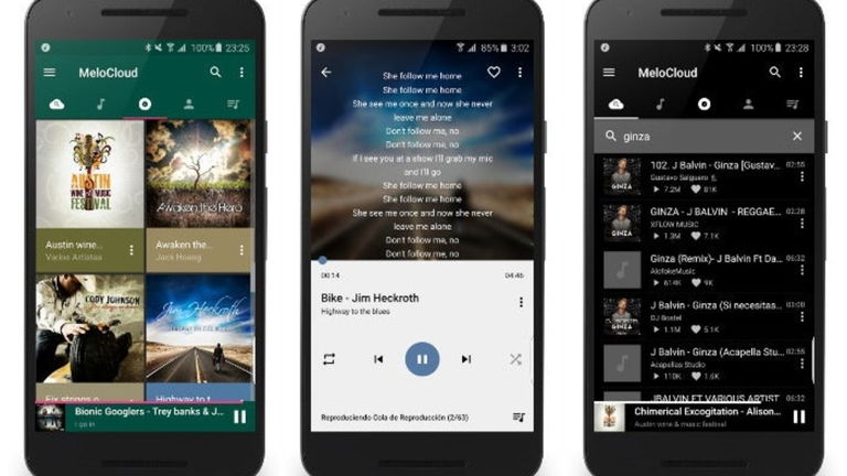 Melocloud, un bonito reproductor de música 2 en 1 con Material Design