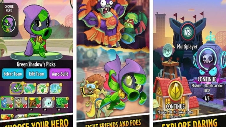 Descarga ya el nuevo Plants vs Zombies Heroes en Google Play
