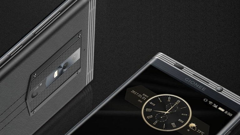 Gionee M2017, el terminal chino de lujo que imita a los Vertu