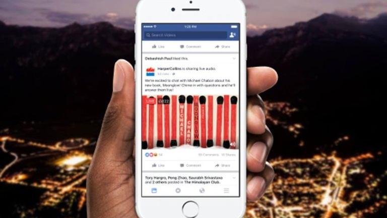 Facebook también tiene hueco para los podcasts: llega Live Audio