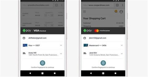Android Pay pronto será compatible con PayPal y Visa Checkout