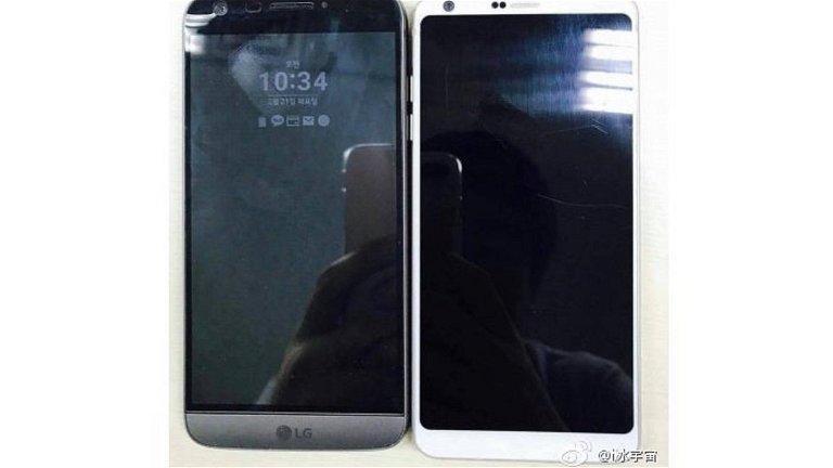 El LG G6 se deja ver en una fotografía junto al LG G5