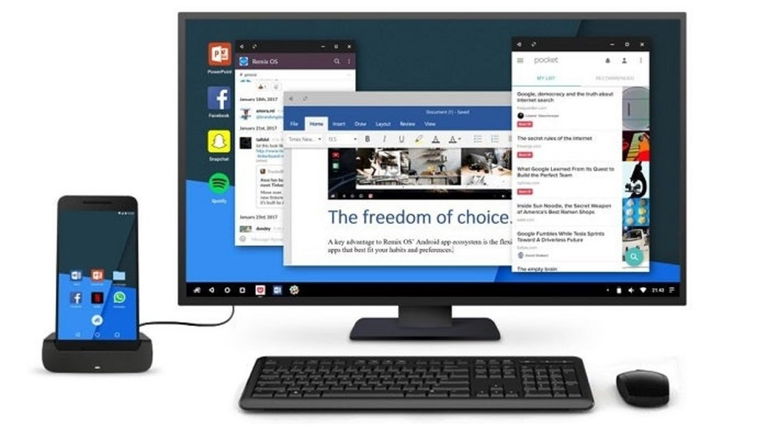 Lo nuevo de Remix OS para convertir nuestro smartphone en un PC es una pasada
