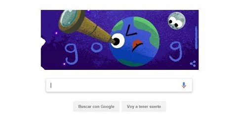 Google celebra con un nuevo doodle el descubrimiento de los exoplanetas