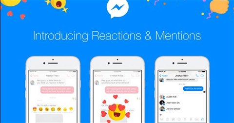 Las reacciones y menciones llegan a los mensajes de Facebook Messenger