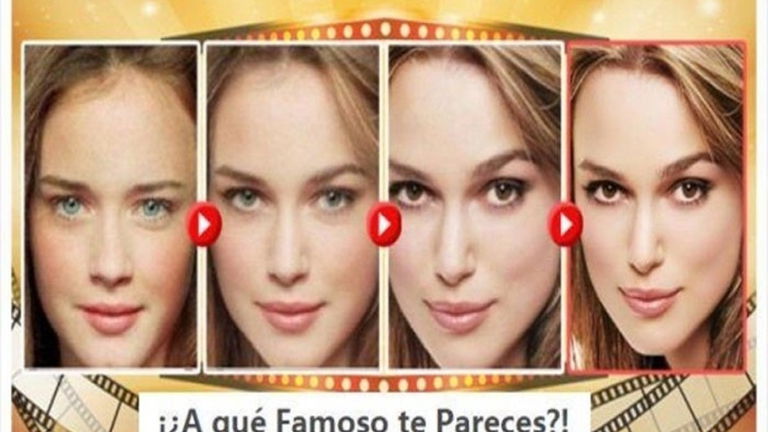 La cara oculta del juego de saber a qué famoso te pareces de Facebook