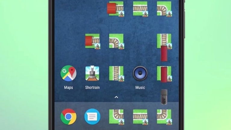 El experimento Android que pone un tren circulando por la pantalla de inicio de tu móvil