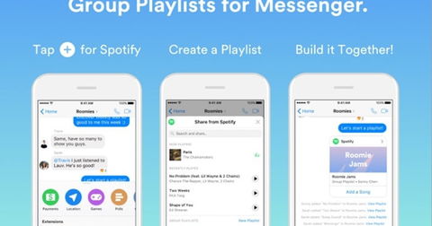 Ya puedes crear y compartir playlists de Spotify desde los chats de Facebook Messenger