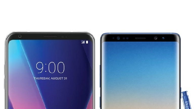 LG V30 y Samsung Galaxy Note 8, ¿los móviles del año?