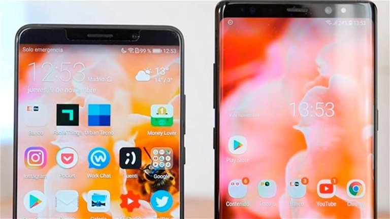 Huawei Mate 10 vs Samsung Galaxy Note 8, comparativa: ¡los titanes de Android a escena!