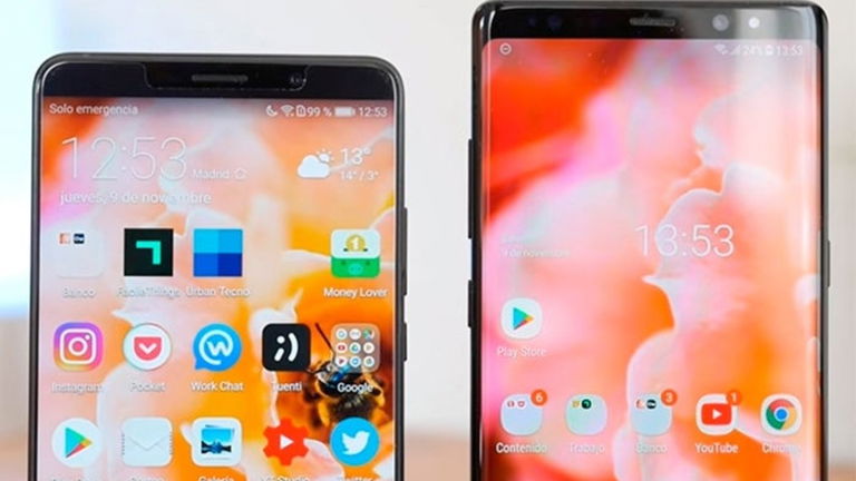 Huawei Mate 10 vs Samsung Galaxy Note 8, comparativa: ¡los titanes de Android a escena!