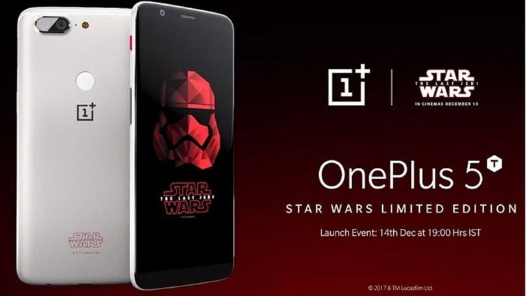 Más información sobre el OnePlus 5T Star Wars Edition, ¡esta es su fecha de presentación!