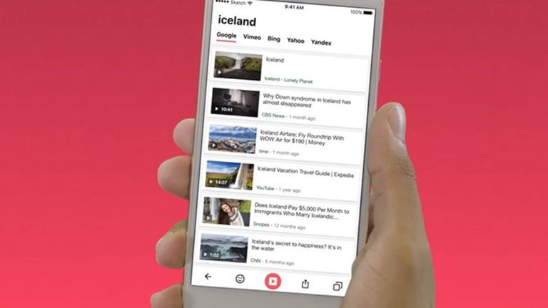 Cake, un nuevo y curioso navegador para Android con búsqueda por gestos