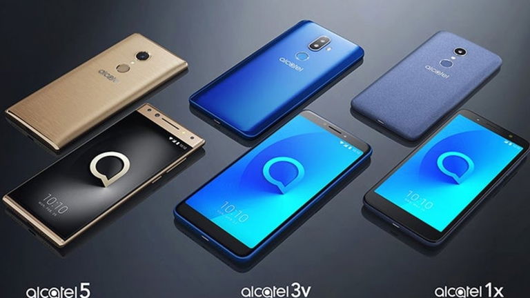 Alcatel renueva su gama de smartphones con pantallas de 18:9 y reconocimiento facial