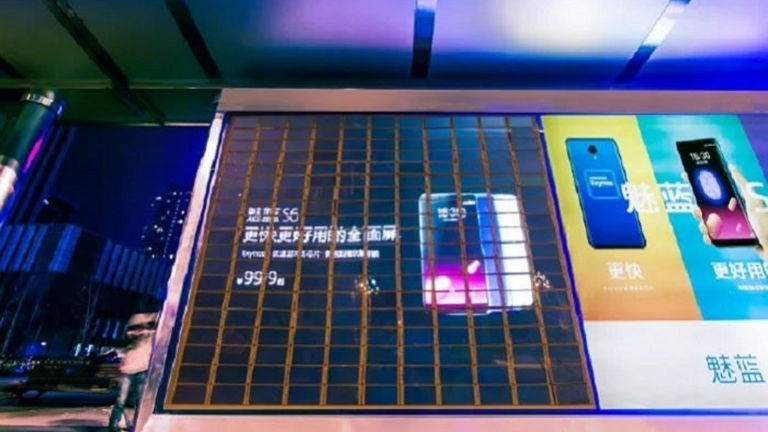 Meizu hace un increíble mural con sus móviles... y acaban siendo robados