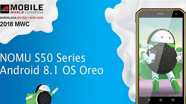 La línea de smartphones S50 de NOMU trae Android 8.1 en un diseño súper resistente