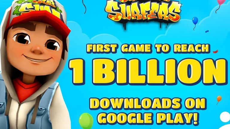Subway Surfers, el primer juego en llegar a mil millones de descargas en Google Play