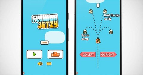 Fly High Jetzy, un juego de menos de 50 MB con Inteligencia Artificial