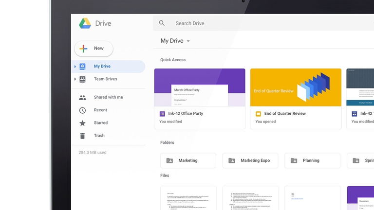 Google Drive acompaña a Gmail y renueva su diseño por completo