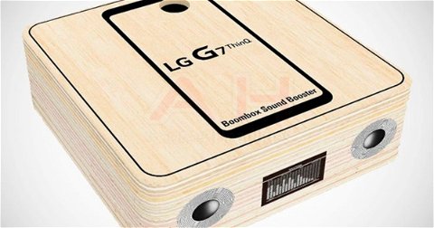 Una caja de madera: el accesorio del LG G7 ThinQ que nadie se espera